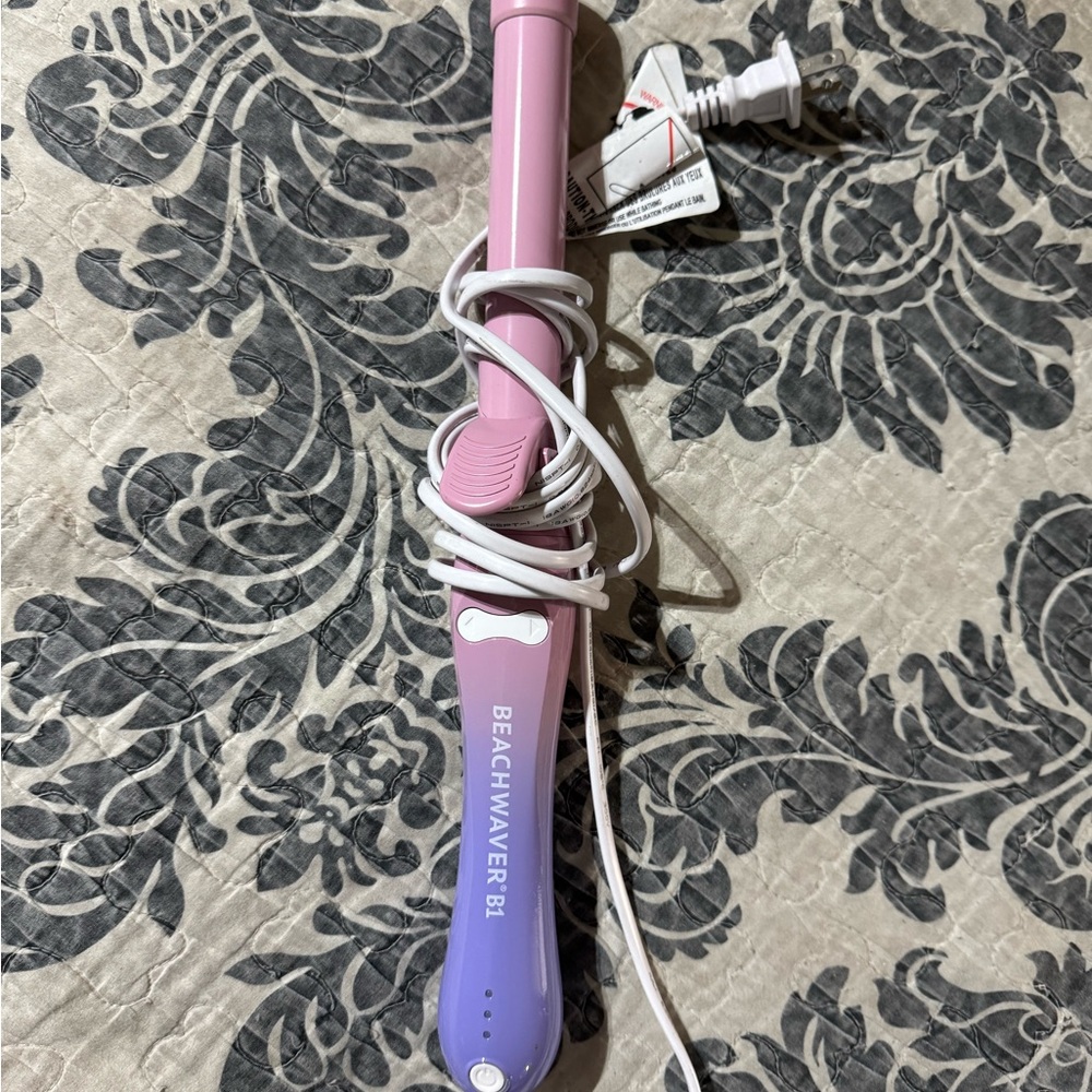 Beachwaver B1 Pink and Purple Curling Iron